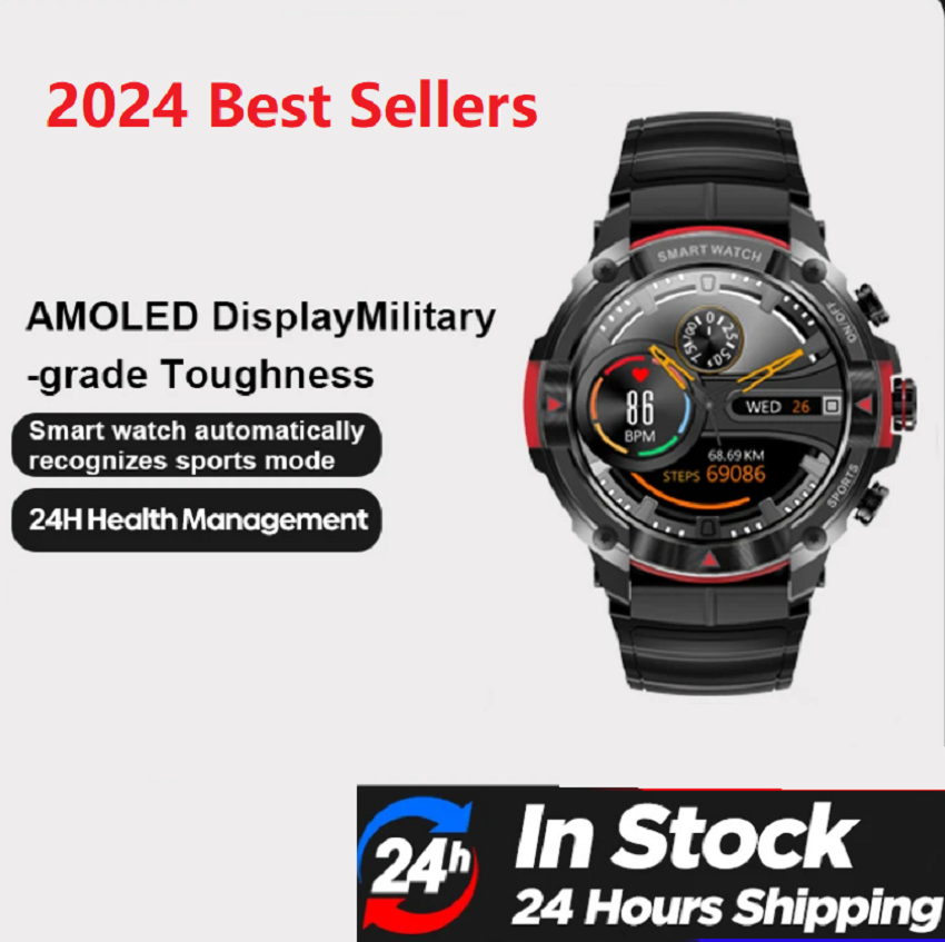 Watch Vs Smartwatch - Jam tangan pintar 1.43 layar AMOLED,