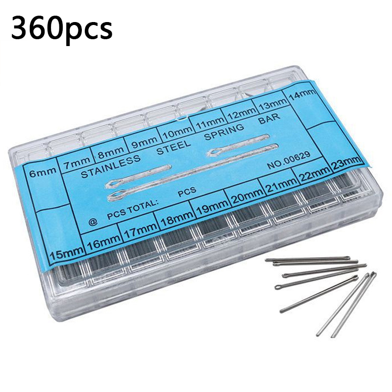 Spring Bar Tool - 360 buah pin jam tangan baja