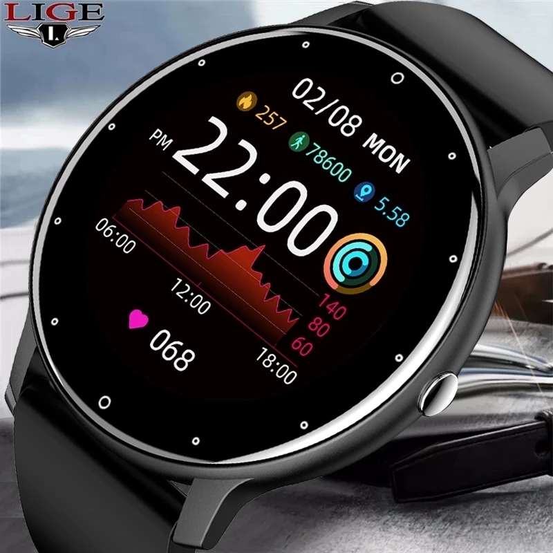 Smartwatch Watches For Men Digital - LIGE 2026 Jam Tangan Pintar Baru