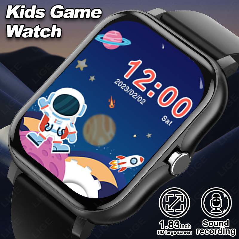 Smartwatch Digital Watches For Kid Boy - LIGE 2025 Audiobook Jam Tangan Pintar