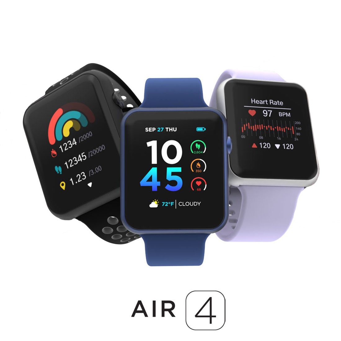 Smartwatch Purple Watches For Women - Jam Tangan Pintar Pinteek untuk Pria
