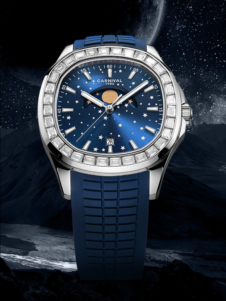 Smartwatch Luxury Watches For Men - Jam Tangan Karnaval Kuarsa Ronda Swiss