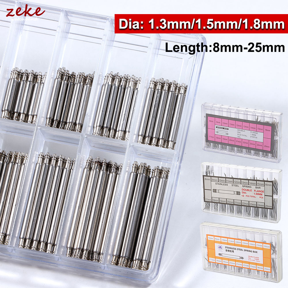 Spring Bar Tool - 1Set Dia 1.3Mm/1.5Mm/1.8Mm Batang Pegas Baja