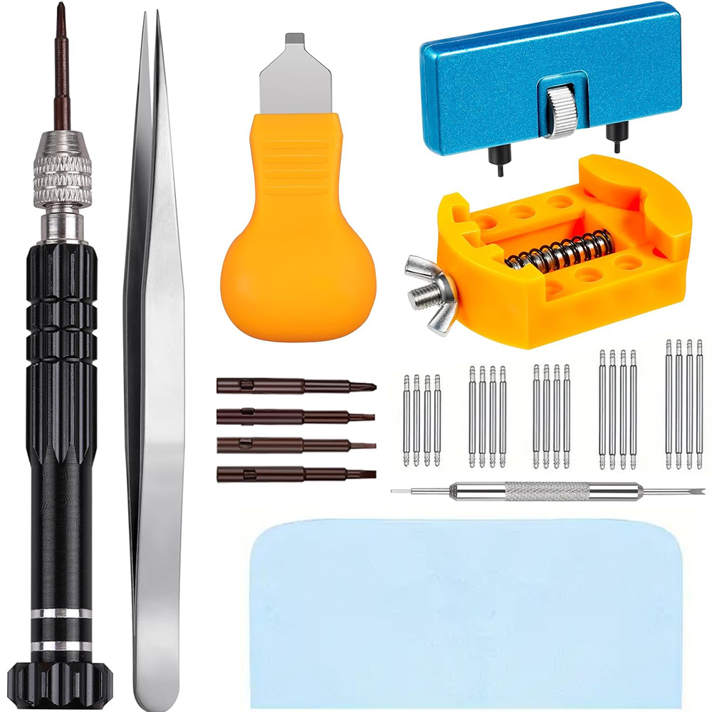 Spring Bar Tool - Kit pengganti baterai jam tangan, 32