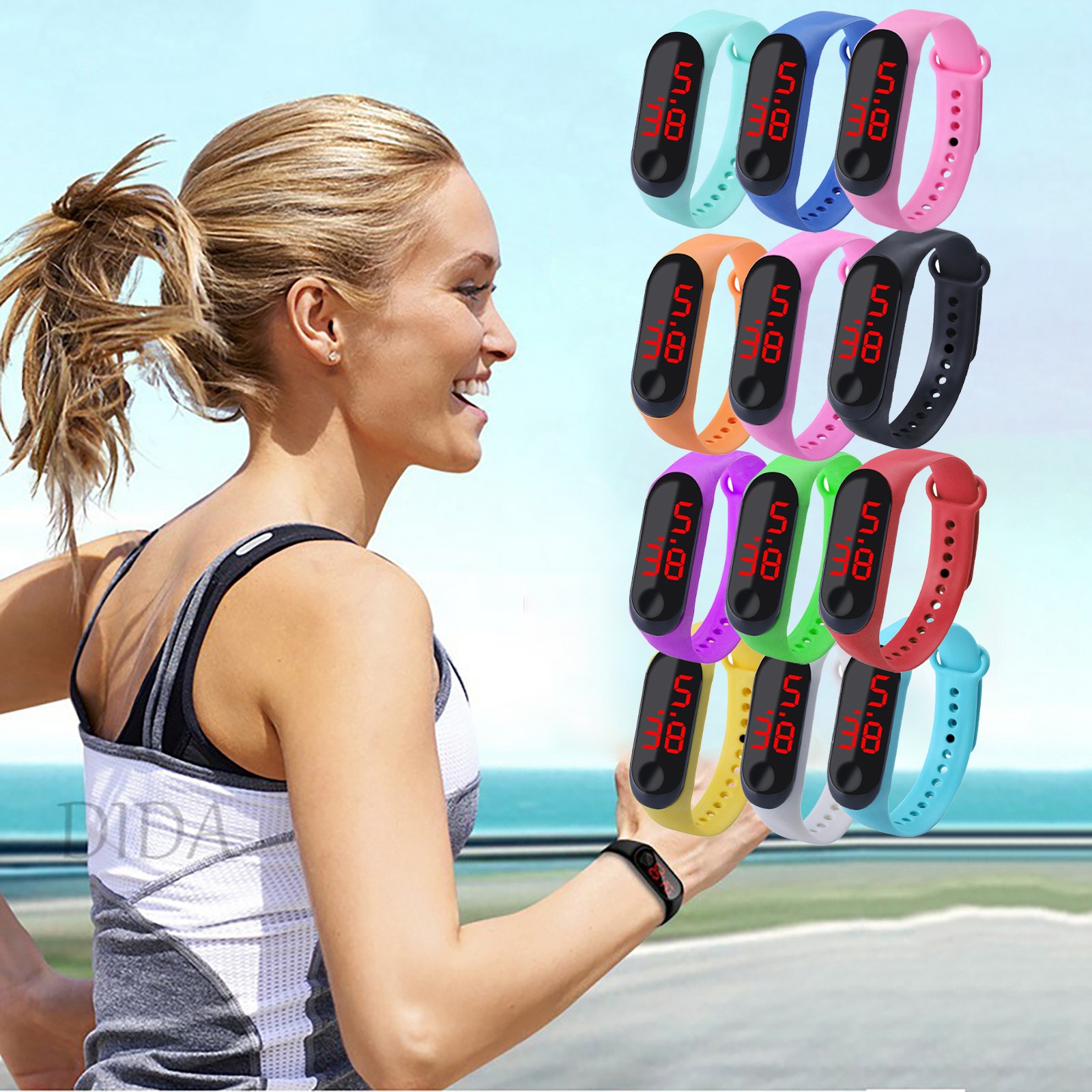 Smartwatch Watches Digital - Jam tangan pintar olahraga luar ruangan