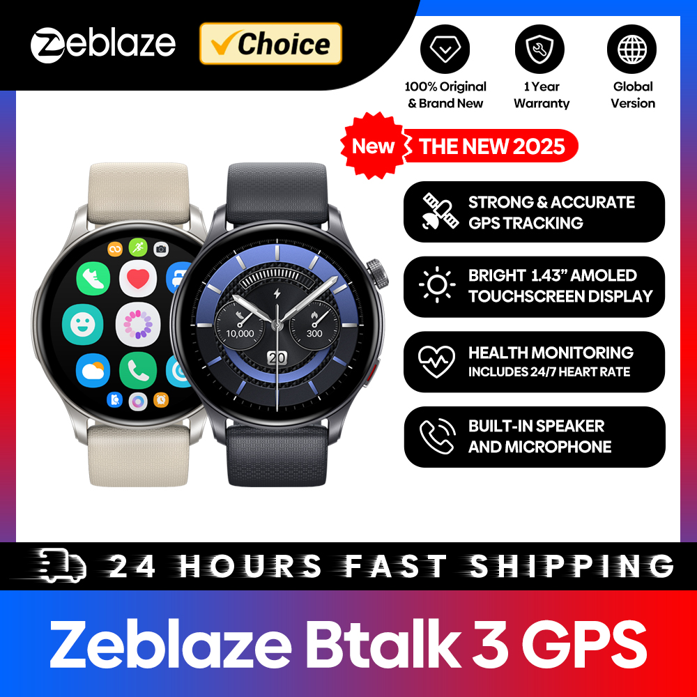 Hybrid Smartwatch - Zeblaze Btalk 3 GPS jam tangan