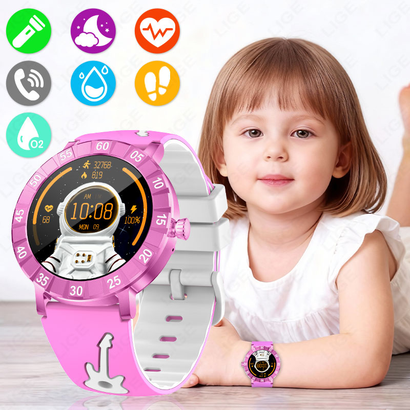 Smartwatch Watches Useful Gift For Boys - LIGE Jam Tangan Pintar Anak HRV