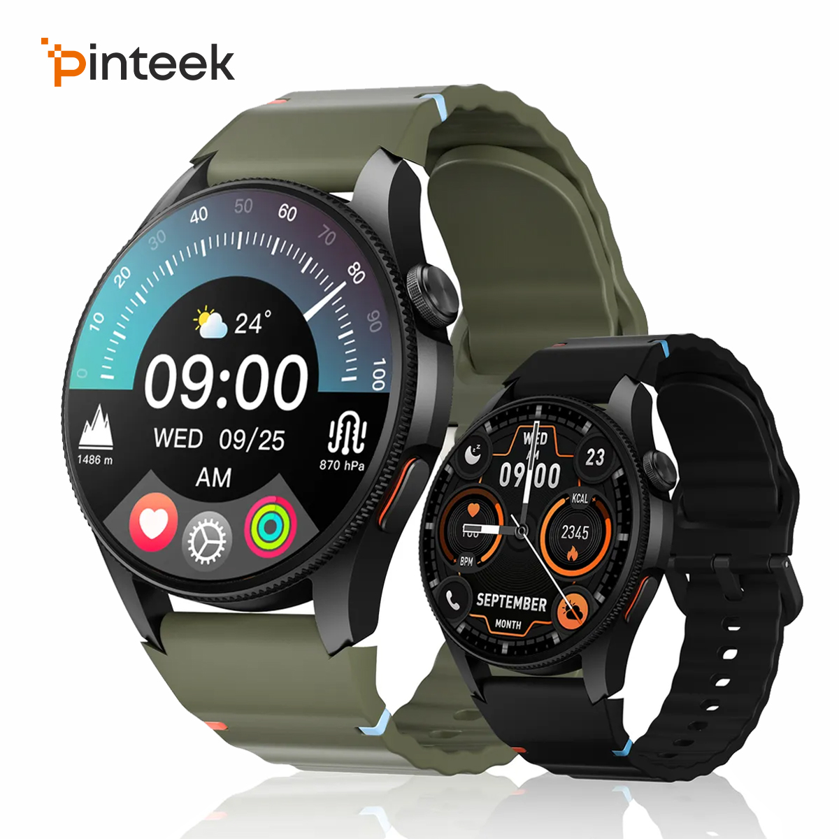 Hybrid Smartwatch - Jam Tangan Pintar Aurafit G12: Layar