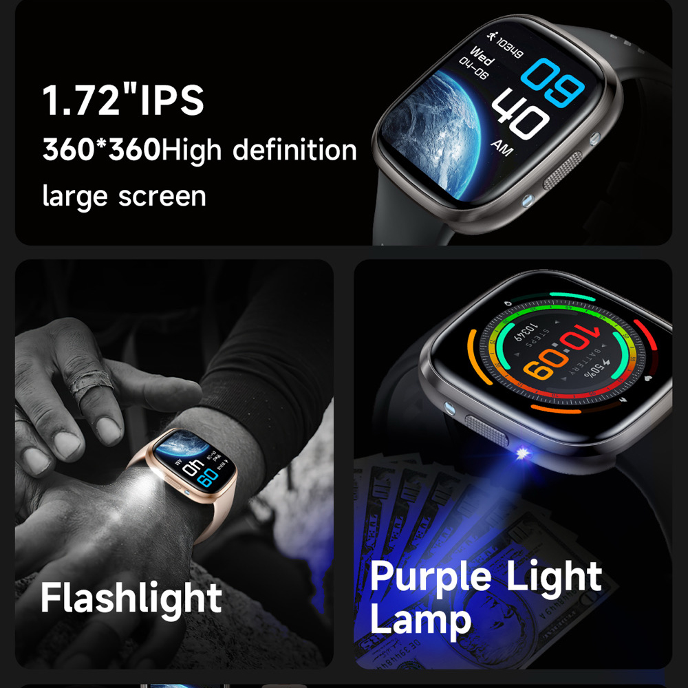 696 Jam Tangan Pintar Panggila - Smartwatch Purple Watches For Women ulasan dan harga