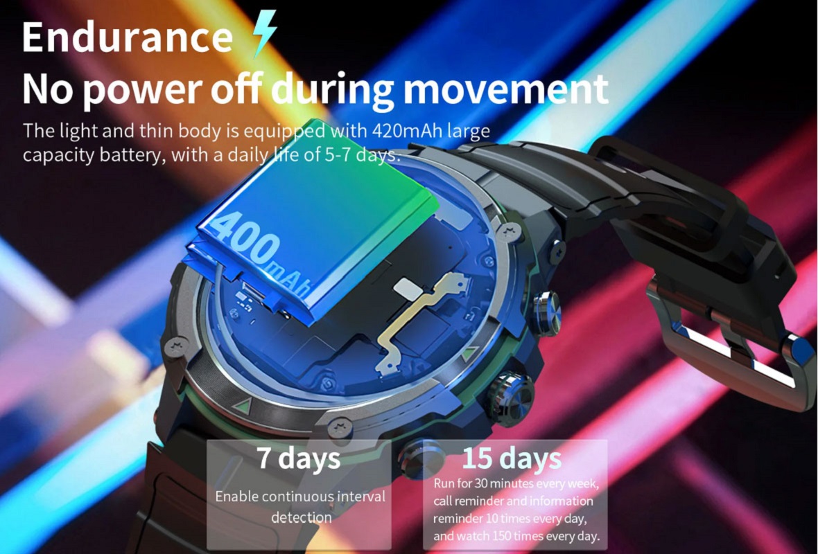 Jam tangan pintar 1.43 layar A - Watch Vs Smartwatch ulasan dan harga