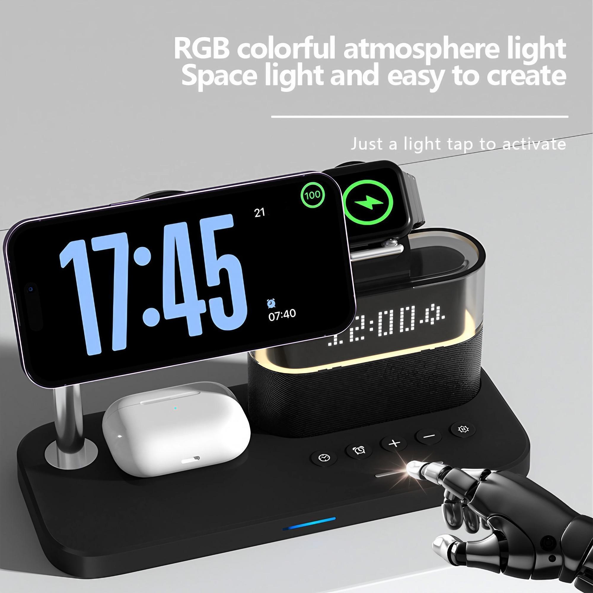 Stasiun Pengisian Daya Nirkabe - Smartwatch Phone Watches ulasan dan harga