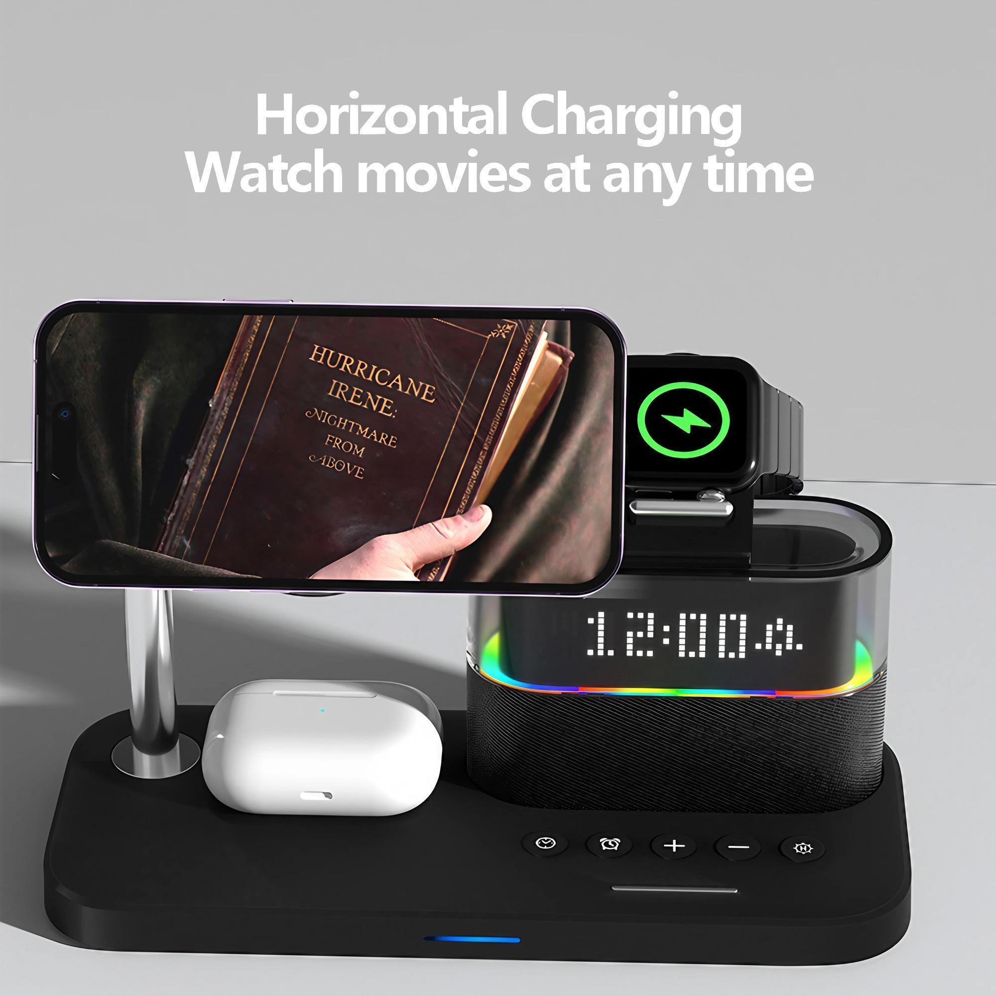 Stasiun Pengisian Daya Nirkabe - Smartwatch Phone Watches ulasan dan harga