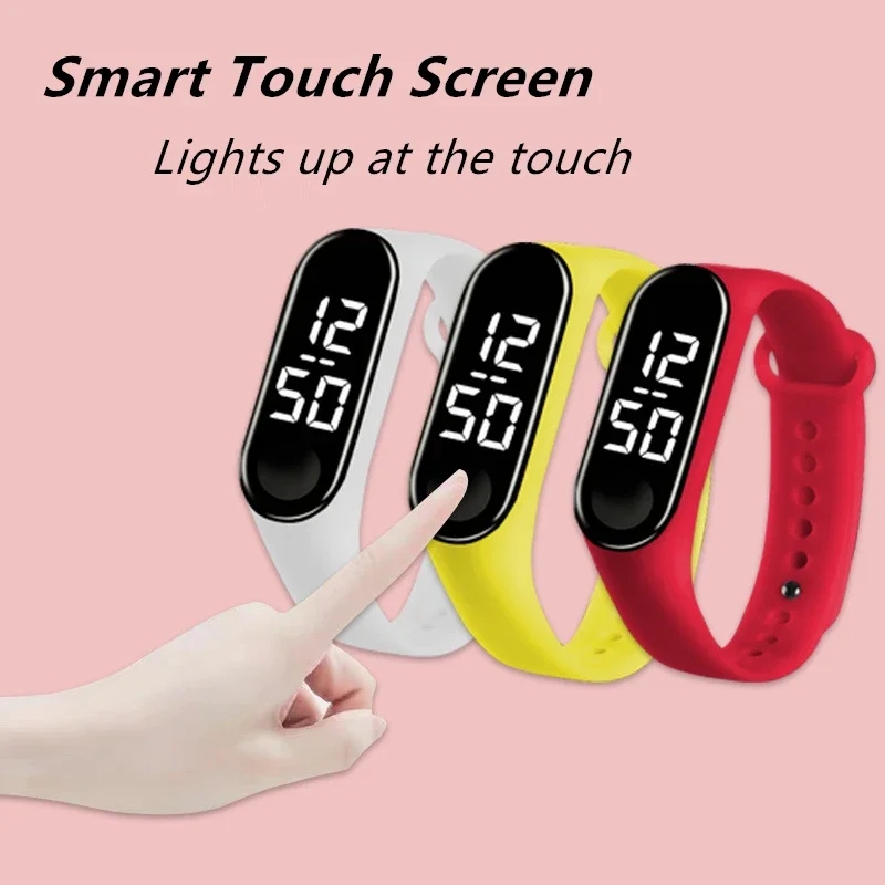 Jam Tangan Digital LED Sentuh  - Smartwatch Digital Watches For Kid Boy ulasan dan harga