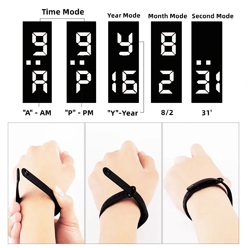 Jam Tangan Digital LED Sentuh  - Smartwatch Digital Watches For Kid Boy ulasan dan harga