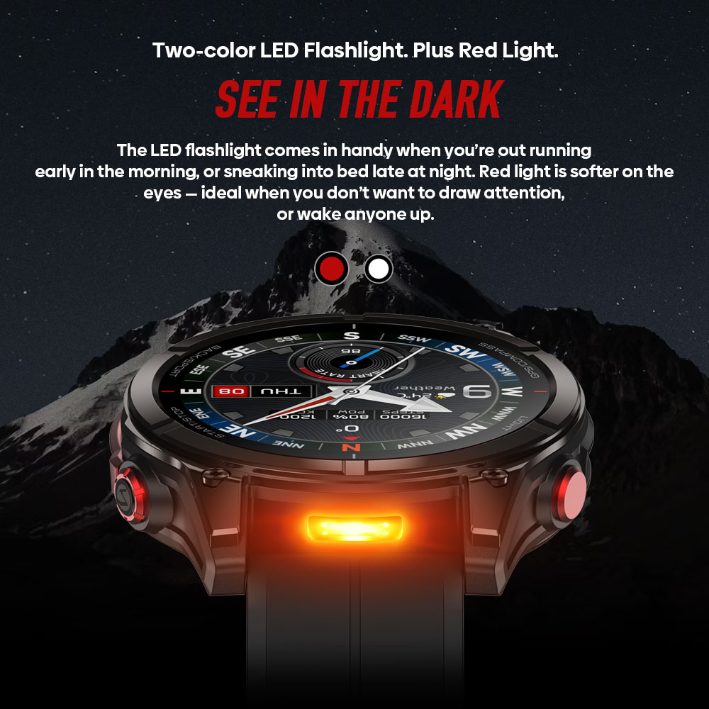 Zeblaze Stratos 4 PRO Layar AM - Hybrid Smartwatch ulasan dan harga