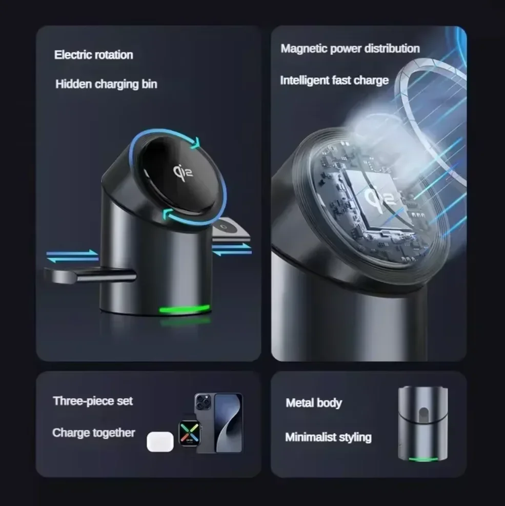 Pengisi Daya Nirkabel Magnetik - Smartwatch Phone Watches ulasan dan harga