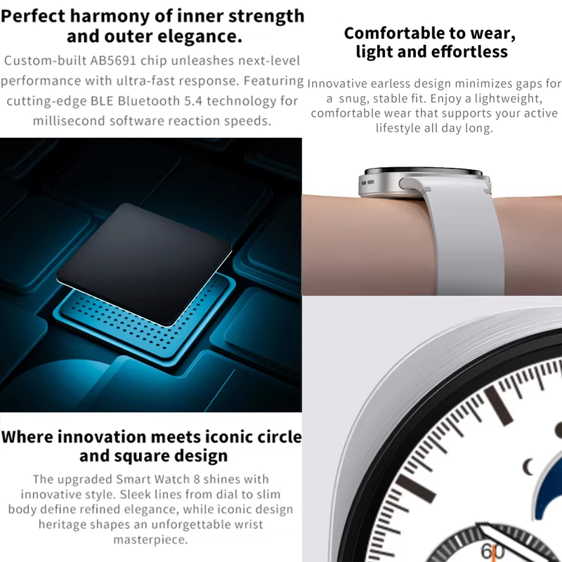 Jam Tangan Pintar Wanita 8 Max - Smartwatch Watches For Men Digital ulasan dan harga