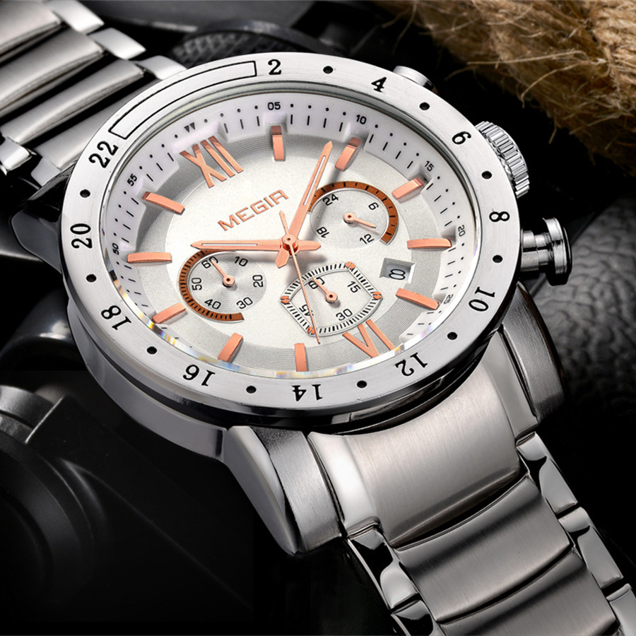 MEGIR Jam Tangan Kasual Baja T - Smartwatch Watches For Men Digital ulasan dan harga