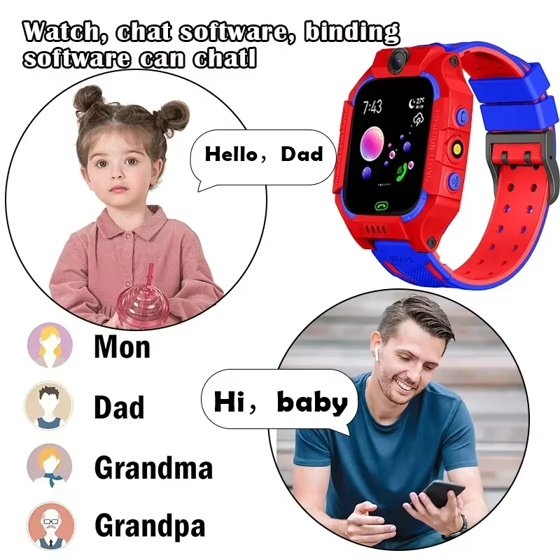 Jam Tangan Pintar Anak Lenovo  - Smartwatch Watches Useful Gift For Boys ulasan dan harga