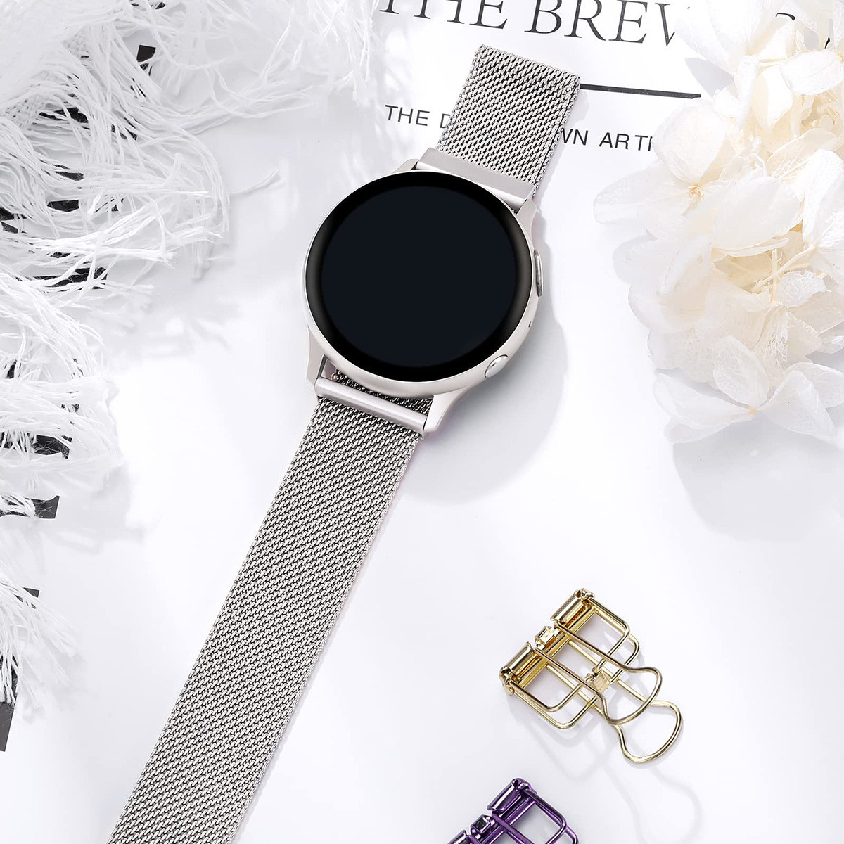 Gelang jam modis untuk Samsung - Smartwatch Samsung Watches For Women ulasan dan harga