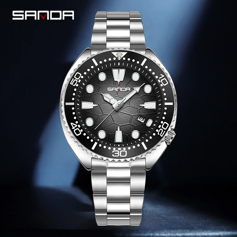 SANDA Jam Tangan Kuarsa Pria F - Smartwatch Luxury Watches For Men ulasan dan harga