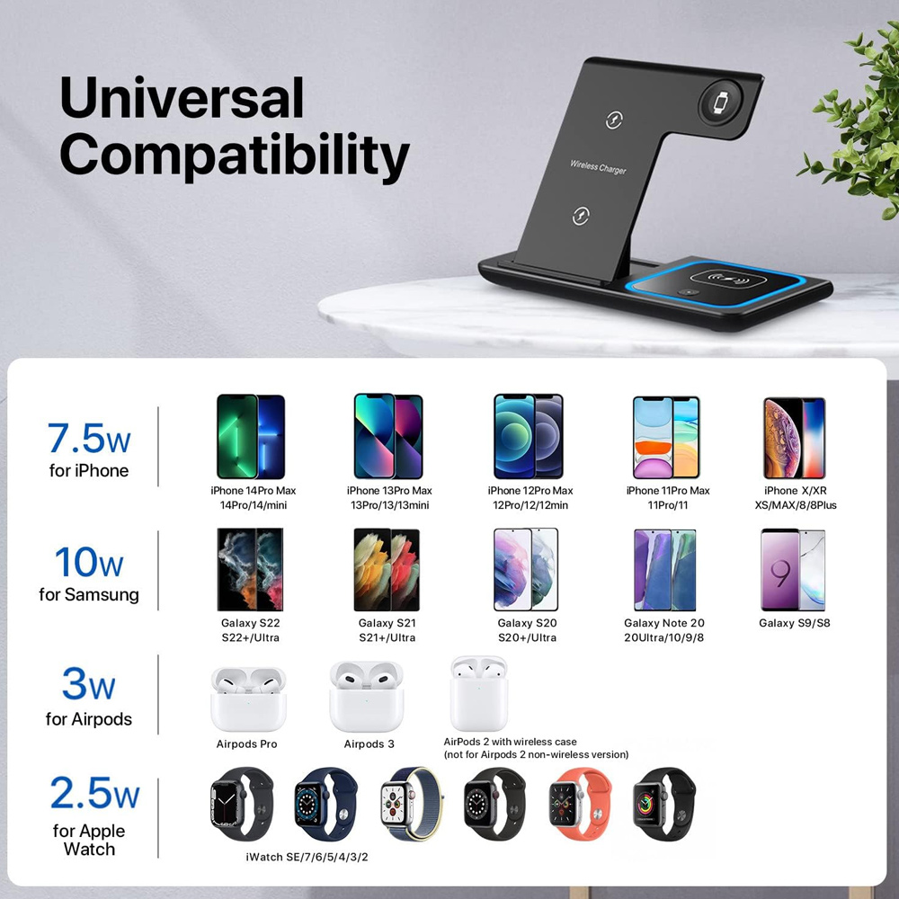 Dudukan Pengisi Daya Nirkabel  - Smartwatch Phone Watches ulasan dan harga