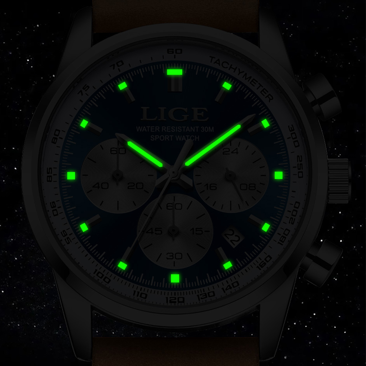 LIGE Jam Tangan Kuarsa Pria Be - Smartwatch Luxury Watches For Men ulasan dan harga