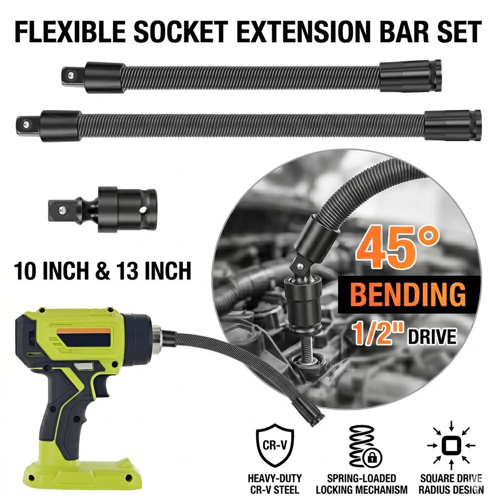1/2 Soket Fleksibel Ekstensi R - Spring Bar Tool ulasan dan harga