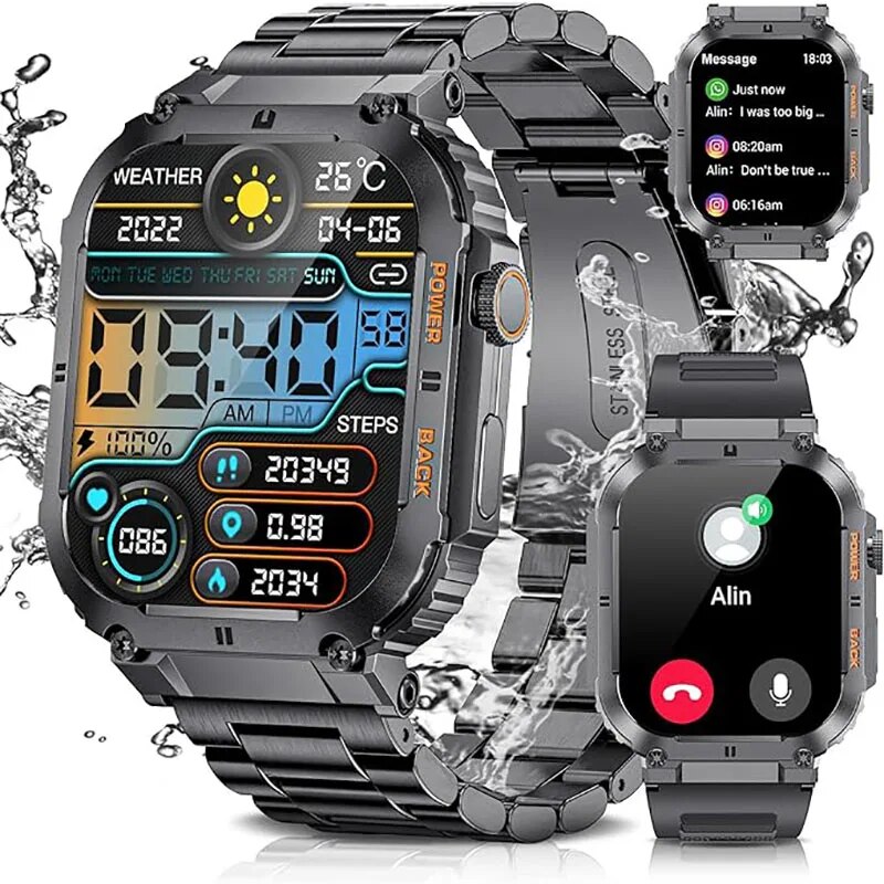 LIGE jam tangan cerdas pria, j - Smartwatch Watches For Men Digital ulasan dan harga