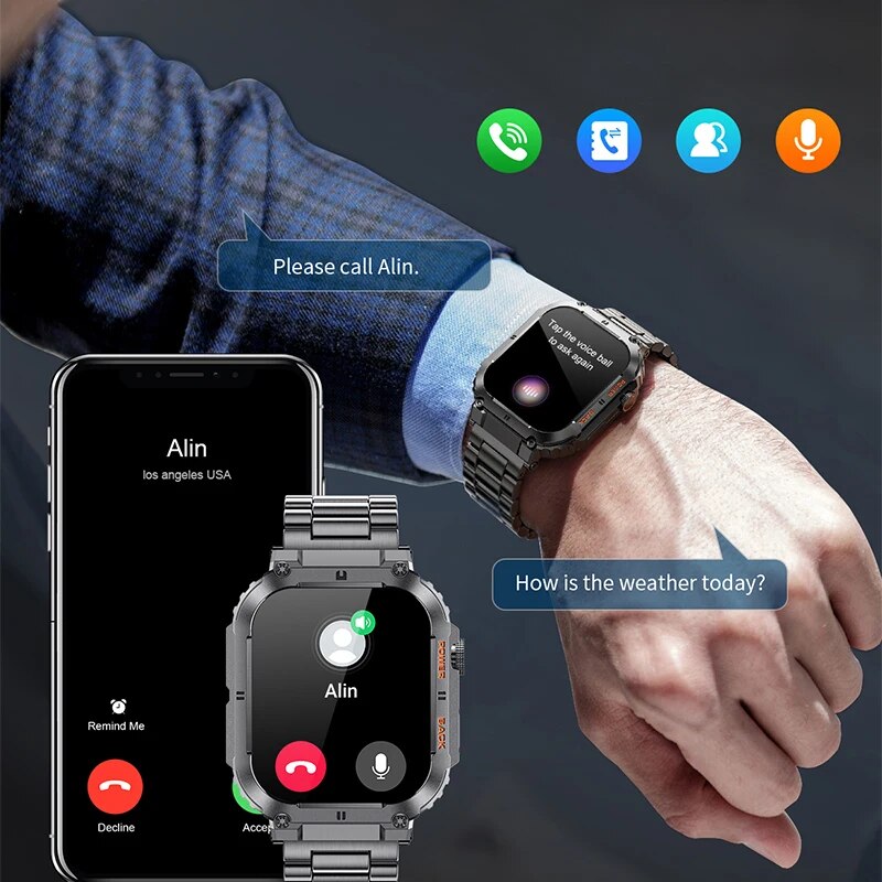 LIGE jam tangan cerdas pria, j - Smartwatch Watches For Men Digital ulasan dan harga