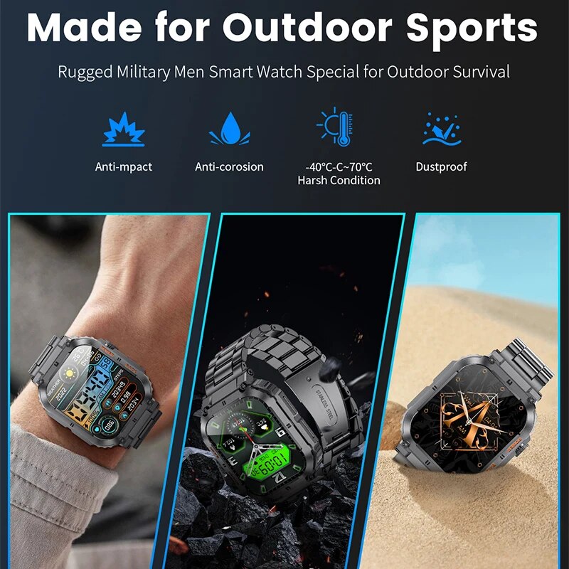 LIGE jam tangan cerdas pria, j - Smartwatch Watches For Men Digital ulasan dan harga