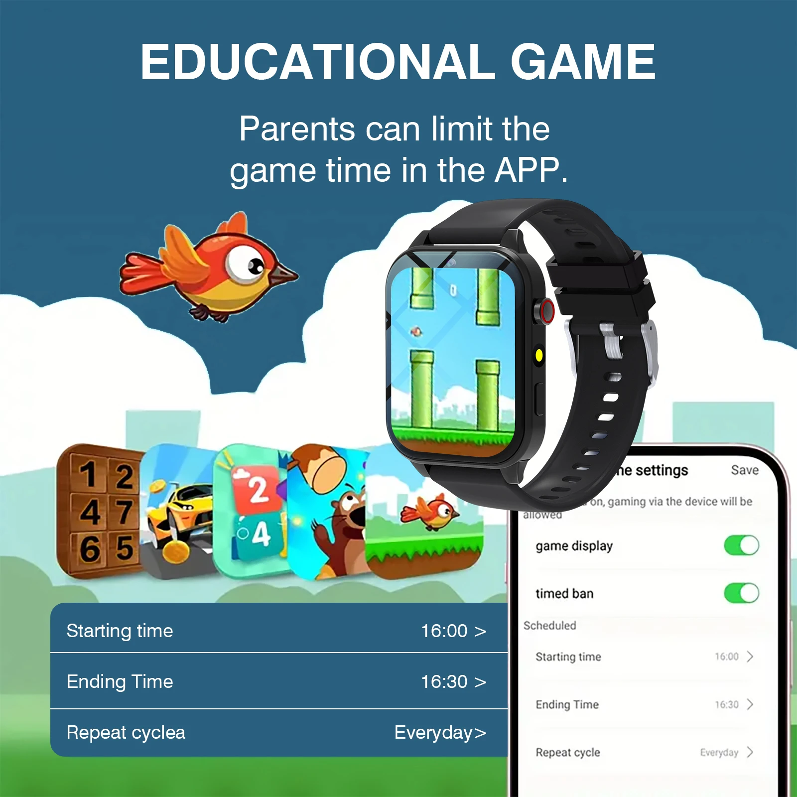 Jam Tangan Pintar Anak 18 Perm - Smartwatch Watches Digital ulasan dan harga