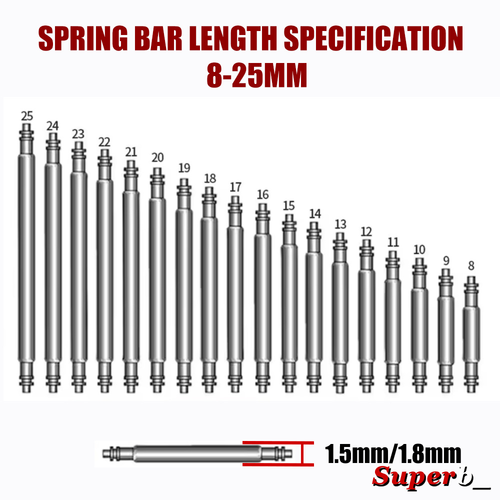 360 Buah Dia 1.3Mm/1.5Mm/1.8Mm - Spring Bar Tool ulasan dan harga