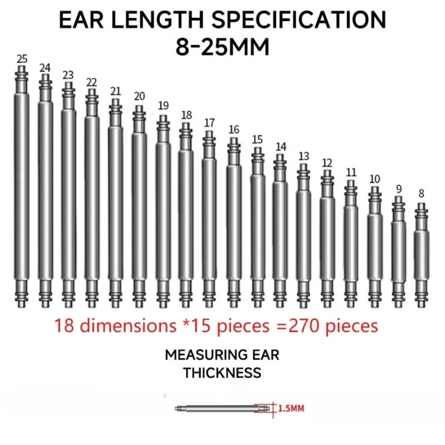 270 Buah/Kotak Batang Pegas Ba - Spring Bar Tool ulasan dan harga